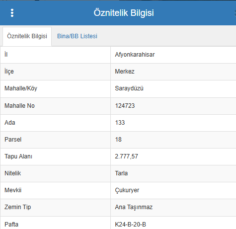 AFYON SARAYDÜZÜ' DE 2777 M² SATILIK ARAZİ